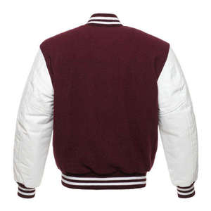 Chaquetas Varsity de invierno transpirables para hombre con etiqueta personalizada, cómodas, de corte ajustado y a la moda, estilo Letterman. - Product Image 6