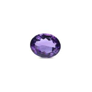 Natural AAA Grade Certified Oval Cut Loose Amethyst Gemstone-4.8 Carat Calibrated Wholesale Stone with Color Play - Product Image 1