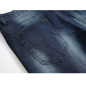 Pantalones Vaqueros de Hombre en Lavado Oscuro Personalizados, Corte Recto, para Uso Diario, Estilo Urbano y Prendas Personalizadas - Product Image 4