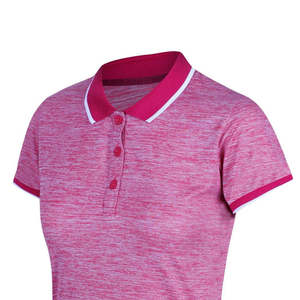 Camiseta Polo Deportiva de Cuello Redondo para Mujer, de Alta Calidad, Personalizada, Servicio ODM OEM, Nailon Sostenible, Antiarrugas, Sublimación - Product Image 3