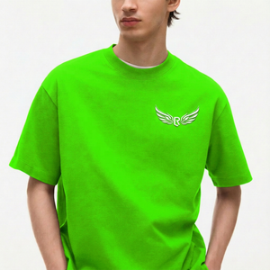 เสื้อยืดคอกลมแขนสั้นสีแดงเข้มสำหรับผู้ชาย ผ้าเทอร์รี่ โพลีเอสเตอร์/คอตตอน ป้องกันการเป็นขุย ทรงปกติ สวมใส่สบาย - Product Image 6