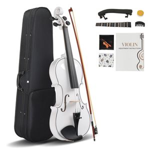 Violino Artigianale 4/4 per Adulti, Principianti e Studenti - Set Completo con Custodia Rigida, Resina, Spalliera, Corde Extra e Arco - Product Image 1