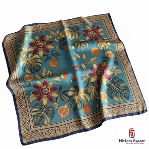 Premium Lightweight Square <b>Scarf</b> Custom Digital Print Soft Fabric Stylish Fashion Accessories Wholesale Orders OEM ODM - Product Image 6