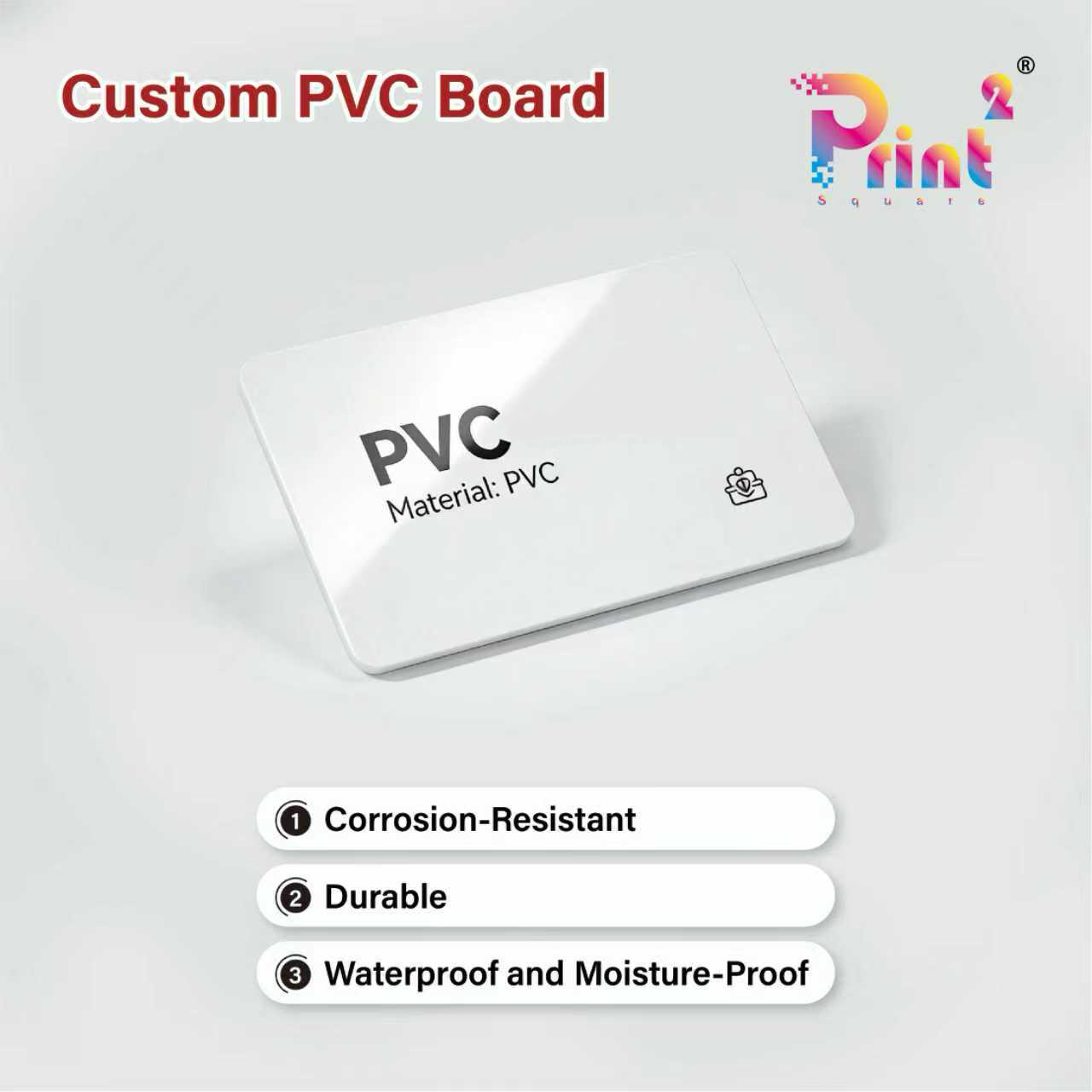 Custom-cut White High-Density Polyvinyl Chloride (PVC) Foam Board for DIY Projects for Packaging & Printing Services