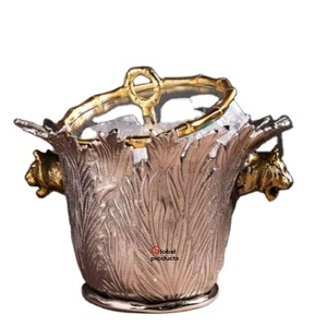Enfriador de vino de diseño de hoja de alto estándar cubo ACE con mango de diseñador para restaurante y bar de hotel - Product Image 1
