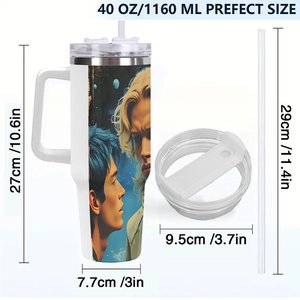 Vaso Térmico de Acero Inoxidable de 40 oz, Personalizado, para Viajes, Retiros Corporativos y Reuniones Fuera de la Empresa - Product Image 4