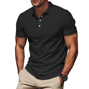 Chemise polo classique blanche pour homme, style 2k26, manches courtes, vêtements décontractés de qualité supérieure pour le golf et les occasions professionnelles - Product Image 5