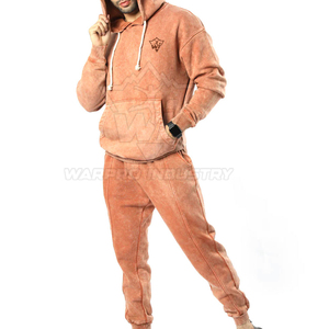 Sun Faded Tracksuit Premium Cotton Apparel Set for Fashion Brand Collections Men Garment Dyed Sun Faded Tracksuit - Product Image 2