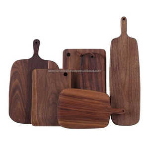 Eco-friendly Mango Wood Cutting Board Durable Manual <b>Pizza</b> & Fruit & Vegetable Serving Board for Kitchen Restaurant Hotel - Product Image 1