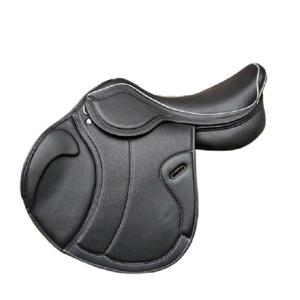 Premium <b>Equestrian</b> English Saddle Leather Horse Riding Saddle Lightweight Strong Durable Comfortable Fit for Professional Use - Product Image 1