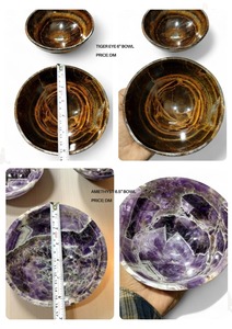 Bols en cristal disponibles en plusieurs tailles, de 2,5 pouces à 12 pouces, pour la décoration intérieure, les pratiques spirituelles et les cadeaux. - Product Image 6