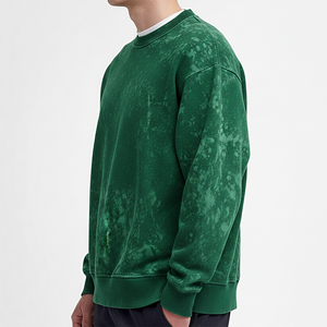 Sudadera de Felpa Francesa de Primera Calidad, 100% Algodón, 350 g/m², Color Sólido, Corte Holgado, Lavado Ácido - Product Image 2