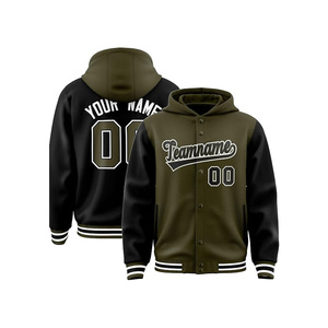 Custom Varsity <b>Jacket</b> for <b>Men</b> Women Youth Personalized Baseball Bomber Sweatshirt Coat Stitched Letters Logo - Product Image 1