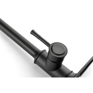 Rubinetto da cucina monocomando in acciaio inox con doccetta estraibile ad arco alto - Product Image 6