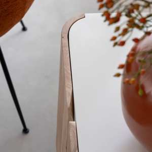 Aparador Vandana Stellar Astra de madera de mango blanqueada con puertas de acacia - Product Image 6