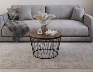 Mesa de Centro Redonda de Lujo, Hecha a Mano, Decorativa, Moderna, para Sala de Estar, Estilo Contemporáneo, de Metal - Product Image 3