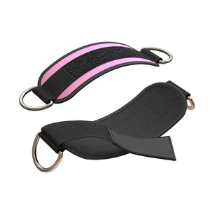 Attelles de cheville réglables en néoprène avec sangle de compression à anneau en D et fermeture auto-agrippante pour le sport - Product Image 5