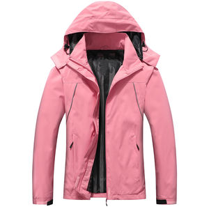 Chaqueta de invierno de poliéster polar con cremallera completa para mujer, de moda, superventas, fabricada a medida, para uso exterior - Product Image 1