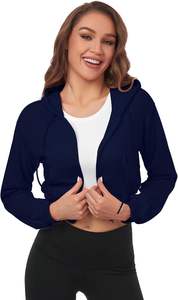 Nouveau Crop Top Élégant et Abordable, Meilleure Vente, Nouvelle Arrivée, Tops Courts à Capuche Tendance pour Femmes, Grandes Tailles, Respirants, Collection 2026 - Product Image 2