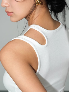 Débardeurs longs pour femmes en spandex/coton à séchage rapide pour les soirées en boîte de nuit et la plage, fabriqués au Bangladesh - Product Image 5