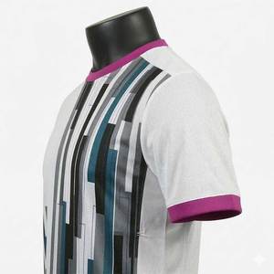 T-shirt personnalisé avec logo, sublimation, pour enfants et adultes, t-shirt de course, impression par sublimation sur toute la surface, 100% coton, t-shirts à séchage rapide - Product Image 5