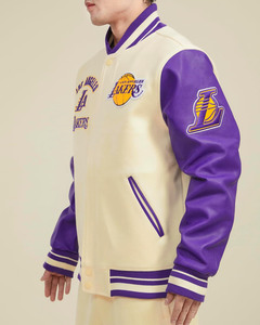 Chaqueta Varsity Retro Clásica de la NBA Personalizada para Hombre - Product Image 3