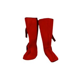 Top Selling Custom Logo Eco-friendly Cowhide Leather Welding Gaiters CE Certified Heat Resistant 500-1000C Work Protection - Product Image 5