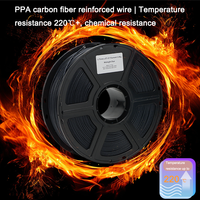 Filament d'impression 3D KEJIA 20% PPA CF résistant à la chaleur jusqu'à 220°C ℃   Matériau haute performance à texture givrée pour pièces industrielles