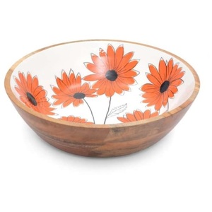 Tazón de Madera para Catering Hecho a Mano, con Logotipo Personalizado, Calidad Alimentaria, Tazón de Madera de Mango con Adhesivo Esmaltado de la Mejor Calidad - Product Image 4