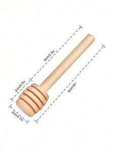 Wholesale Honey Dipper Sticks Dispense Drizzle Wedding Party Gift Christmas Graduation Mini <b>Spoon</b> Reusable Wooden Honeycomb - Product Image 5