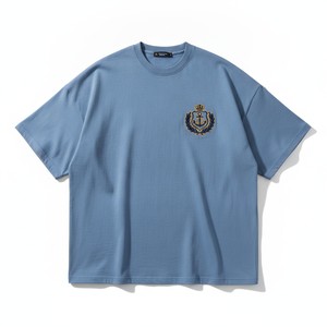 T-shirt pour homme coupe ajustée, design personnalisé, avec logo brodé, nouveau style streetwear, logo personnalisé imprimé - Product Image 6