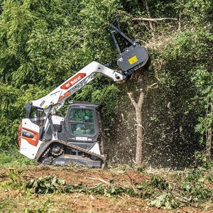 Bobcat de qualité supérieure, chargeuse compacte sur chenilles, broyeur, moteur diesel, hydraulique auxiliaire, pour la construction - Product Image 6