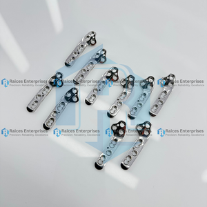 Placas de Bloqueo TPLO de Alta Calidad, Tamaño Estándar de 2.7mm, Juego de 2 Piezas, Precontorneadas, Estilo Voi 316L, para Cirugía Veterinaria en Gatos y Perros - Product Image 3