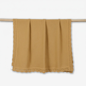 Customized packaging available209g-278g Heirloom baby blanket Spring & Autumn <b>Knitted</b> Eco-Friendly 100% cotton Vietnam - Product Image 6