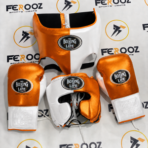 Conjuntos de Sparring de Boxeo Personalizados No Boxing No Life, Kit de Sparring de Boxeo Profesional de Alta Calidad en Cuero con Guantes, Protector de Cabeza y Protector Inguinal - Product Image 4