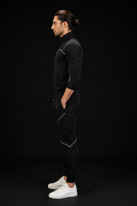 High Quality Men Winter Hip Hop Streetwear Breathable Eco-Friendly Windbreaker <b>Jacket</b> Double Zipper Oversized <b>Track</b> <b>Jacket</b> Stand - Product Image 6