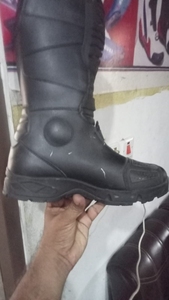Nouveautés, chaussures de moto en cuir personnalisables, imperméables, respirantes, unisexes, toutes saisons, service OEM, faible MOQ - Product Image 2