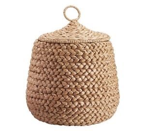 Cesta de Almacenamiento de Mimbre Tejida a Mano Estilo Rústico, Cesta Organizadora Decorativa para el Hogar - Product Image 6