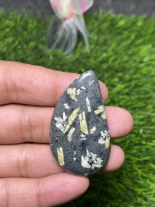 FAIJAN GEMS Cabochon en pierre précieuse naturelle en forme de cœur, style chinois, qualité supérieure, en vrac, pour la fabrication de bijoux, vente en gros, certifié tiers - Product Image 2