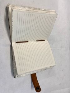 HET OLDE JAGTHUYS Leather Hardcover Handmade Notepad UV Printed Sewing Binding Model 08 Gift Brown Color - Product Image 6