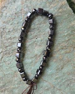 Perles de moissanite carrées noires de 8 pouces, forme ronde, facettées, perles de diamant de 7 mm rondes - Product Image 6