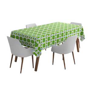 GOTS Certified Sunflower Floral <b>Table</b> Cloth Cotton Fabric Farmhouse <b>Dining</b> Decor Custom Size Custom Weight OEM ODM Available - Product Image 2