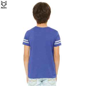 เสื้อยืดเด็ก คอกลม แขนสั้น BLACK FOX INTERNATIONAL คอลเลคชั่นซัมเมอร์ 2023 ผ้าฝ้าย 100% ผ้าสั่งทำพิเศษ สีพื้น สไตล์ลำลอง - Product Image 5
