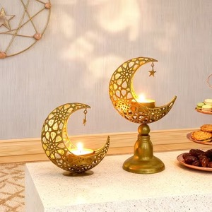 Décoration de l'Aïd Moon Drift – Présentoir élégant en forme de croissant pour un style festif luxueux et décontracté - Product Image 6