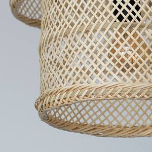 Luminaire suspendu triple en bambou fait main de qualité supérieure, style rustique en rotin naturel, fournisseur et fabricant - Product Image 6