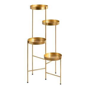 Golden <b>Brass</b> <b>Candlestick</b> Holder Set of 3 Taper Candle Holders for Home Decoration Durable Metal Stand And Table top - Product Image 5