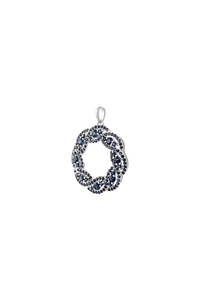Pendentif saphir rose en argent sterling 92,5 KLSP-50620 - Product Image 4