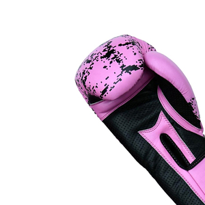 High Quality Professional Sanda Boxing Gloves Genuine Leather Breathable Waterproof <b>Hook</b> Loop Closure Wrist MMA Training - Product Image 6