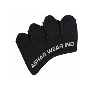 Gants de fitness demi-doigts en néoprène ASKAR WEAR IND unisexes, respirants, avec support de poignet pour la musculation et l'entraînement de force - Product Image 2