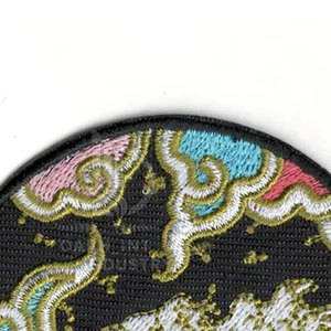 Patchs brodés personnalisés à points de précision, thermocollants, motif crâne animal, pour vestes et casquettes - Product Image 2